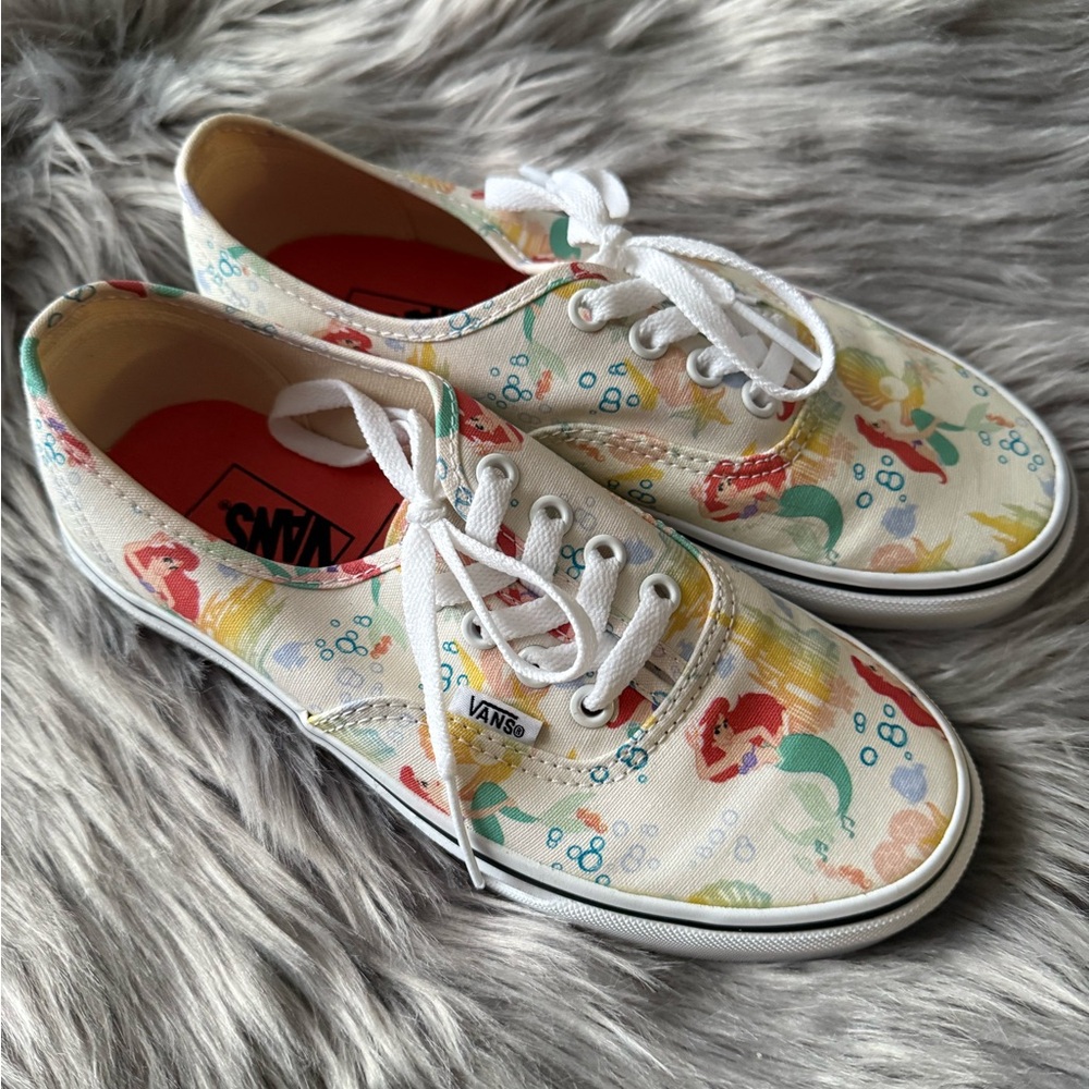 Vans Disney Ariel Print Shoes - White